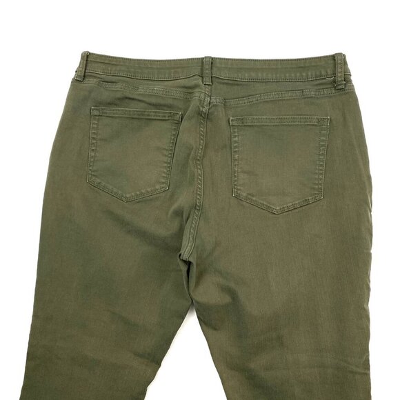 Ana Skinny Ankle Women's size 18 Green Denim jeans - Picture 4 of 4